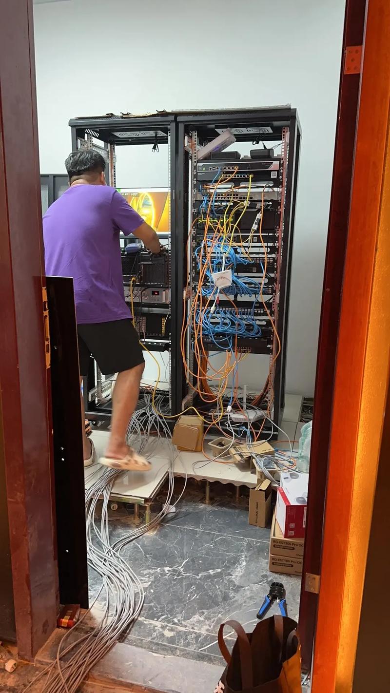 智能化弱电工程 #综合布线 #机柜 展示.满满干货